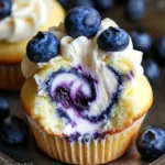 White Chocolate Blueberry Cheesecake Cupcakes 9 White Chocolate Blueberry Cheesecake Cupcakes