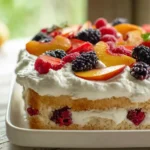 Summer Cake with Cream and Fresh Seasonal Fruit 7 Summer Cake with Fruit and Cream for Hot Days