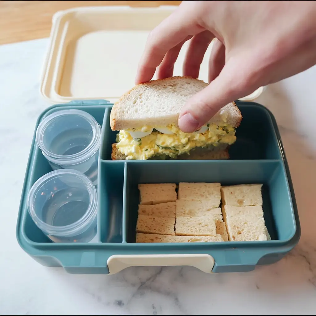 Lunch Box Egg Salad Sandwich 2