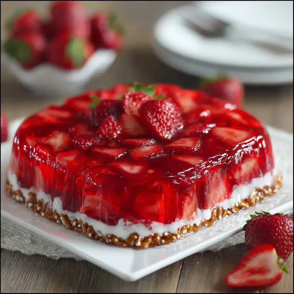 Strawberry Pretzel Jello 2