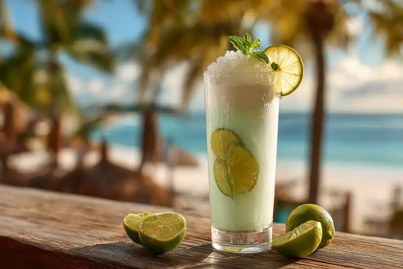 Coconut Lime Sparkler