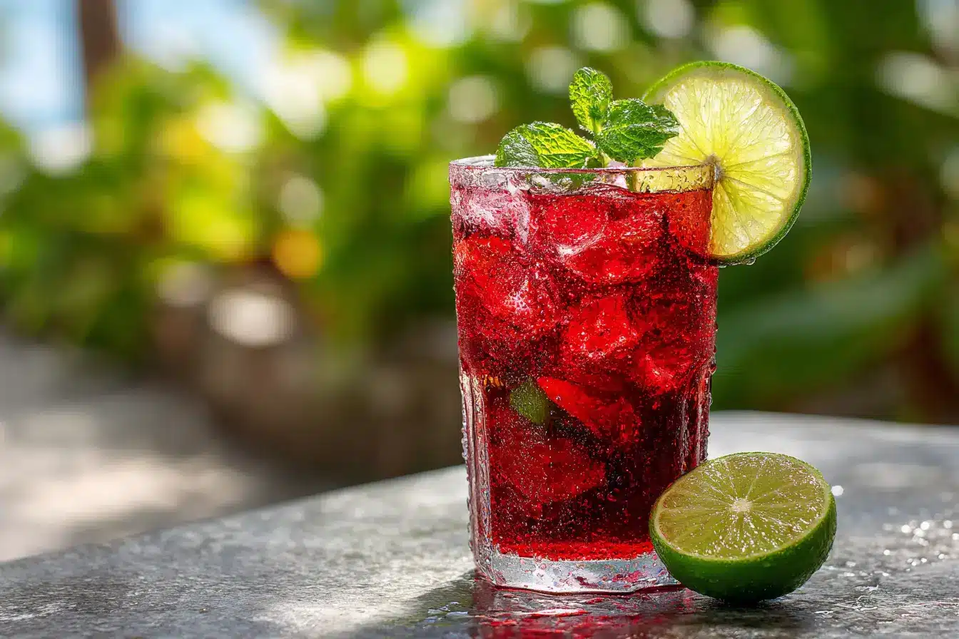 Iced Hibiscus Tea