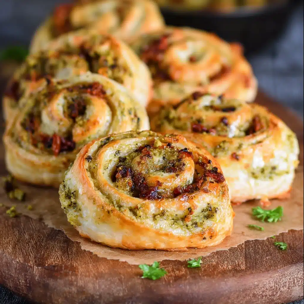 Amazing Pesto Chicken Pinwheels Recipe for Parties and Snacks 17 Pesto Chicken Pinwheels 2