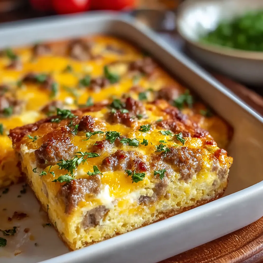 Sausage and egg casserole 2