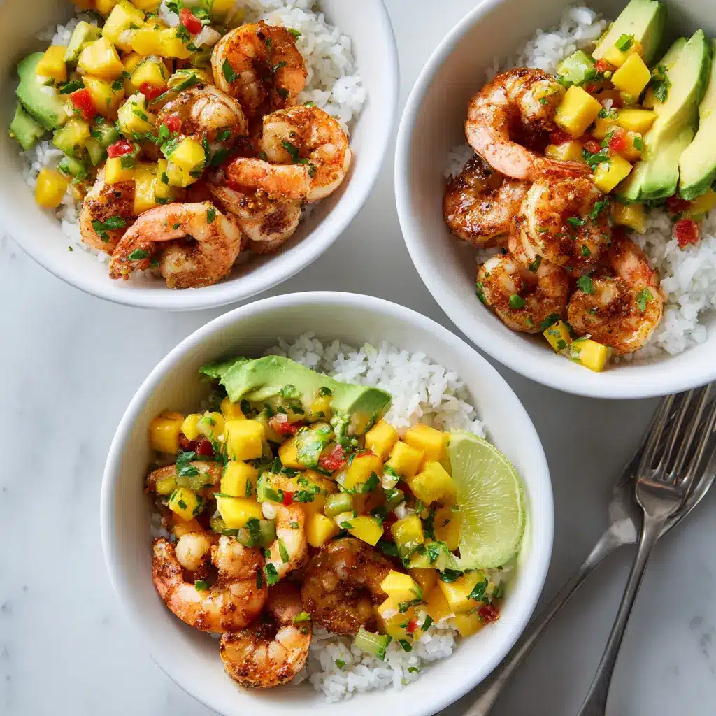 Shrimp Avocado Mango Bowls1