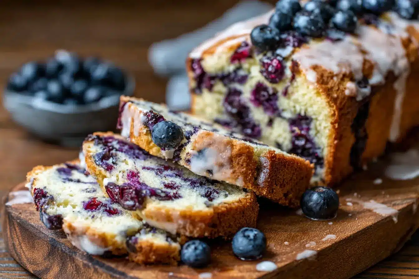 Vanilla Blueberry Bread