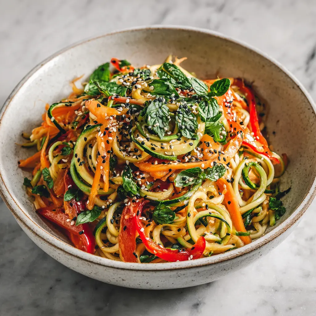 Zucchini Noodle Veggie Stir Fry1